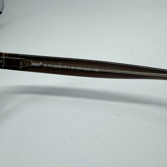 Maui Jim Italy Starfish‎ MJ744-22B 56-16-140 Brown/Blue Sunglasses Frame H11410 main image 6